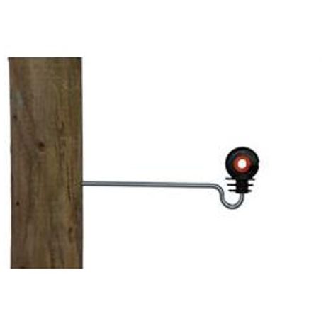 Gallagher afstandschroefisolator XDI gebogen | Kuiper Koekange