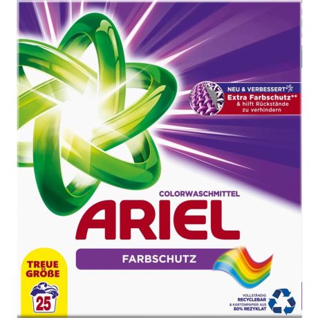 Ariel waspoeder kleur 25 wasbeurten - 1625gr