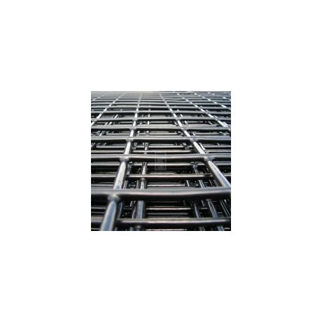 Betonmatten zwart gecoat 75mm x 75mm - draaddikte 3,5/4,2mm - afm 2,0m x 3,0meter