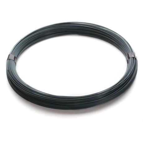 Groen geplastificeerd binddraad draaddikte 2,0mm, 50m rol