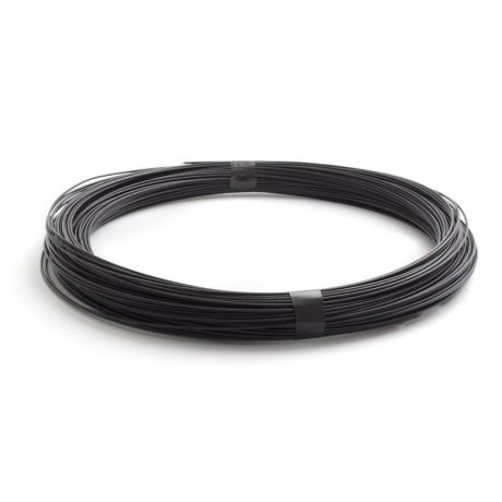 Geplastificeerd binddraad zwart 2mm 50 meter lang
