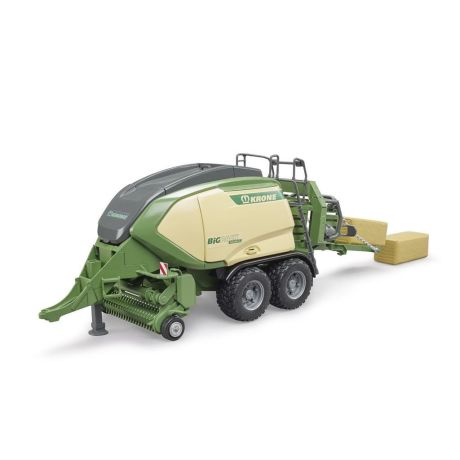 Bruder Krone big pack 1290 HDP VC met hooibalen