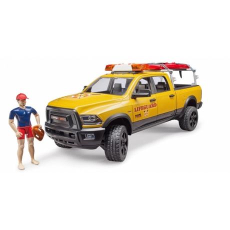 Bruder RAM 2500 power wagon met lifeguard en sup board