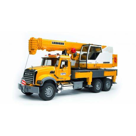 Bruder Mack granite liebherr kraanwagen
