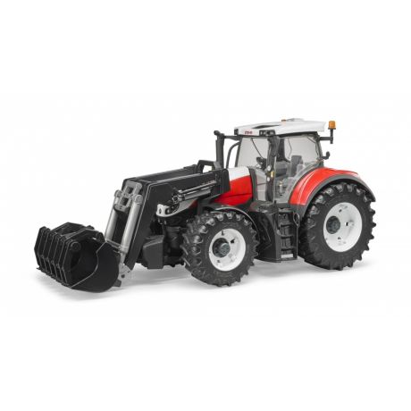 Bruder steyr 6300 terrus CVT tractor met voorlader