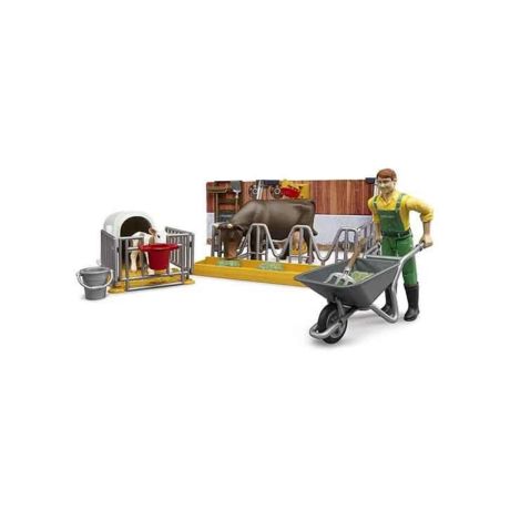 Bruder boer met kalverstal