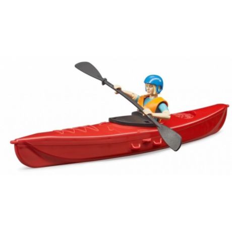 Bruder kajak met speelfiguur