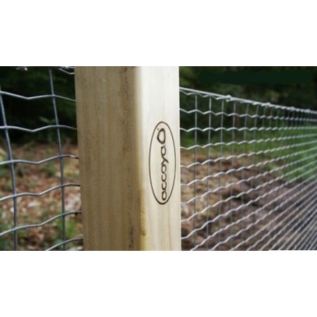 Dassenraster verzinkt 25,4 x 50,8cm - 2mm dik - 100cm hoog