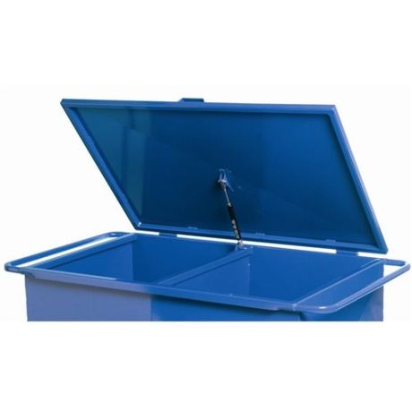 Deksel voor voerwagen met gasveer