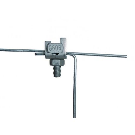 Gallagher draadklem gebogen incl. moer | Kuiper Koekange