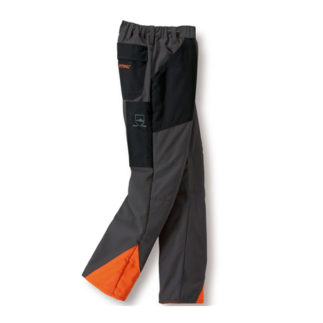 Stihl economy plus broek met taille, antraciet / reflecterend oranje | Kuiper Koekange