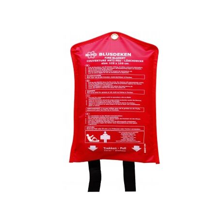 Blusdeken 1x1mtr in tas