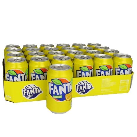 Fanta lemon tray - 24 stuks