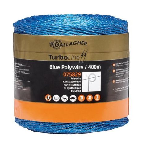 Gallagher turboline cord blauw 400m | Kuiper Koekange