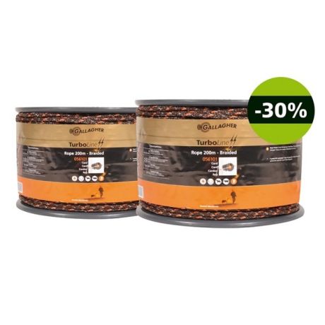 Gallagher TurboLine cord duopack terra 2x200m | Kuiper Koekange