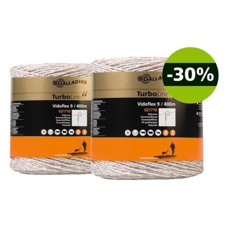 Gallagher Vidoflex 9 duopack wit 2x400m | Kuiper Koekange