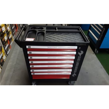 Kuiper gereedschapskar 5 laden gevuld rood