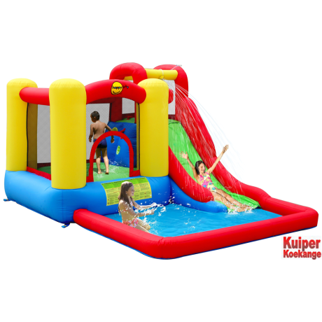 Happy hop spring en water springkussen | Kuiper Koekange