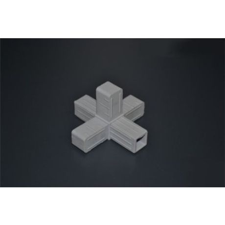 Hoekstuk 5-poot 20mm grijs | Kuiper Koekange