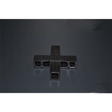 Hoekstuk kruis 20mm zwart | Kuiper Koekange