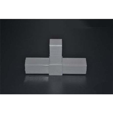 Hoekstuk t-splitsing 20mm grijs | Kuiper Koekange