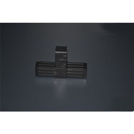 Hoekstuk t-splitsing 20mm zwart | Kuiper Koekange