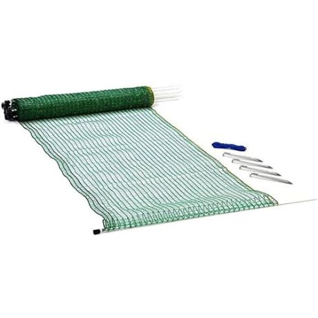 (15.1) Hondennet groen 80cm hoog, 20 meter lang