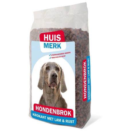 Hondenbrok lam en rijst 10kg