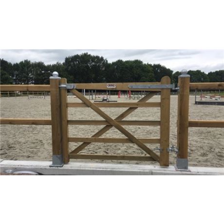 Houten poort geïmpregneerd 1,20m breed