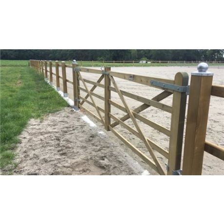 Houten poort geïmpregneerd 1,80m breed