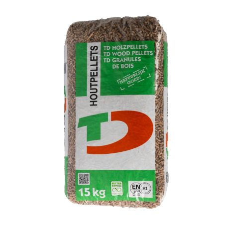 Houtpellets TD bruin - 15kg