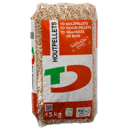 Houtpellets TD wit - 15kg