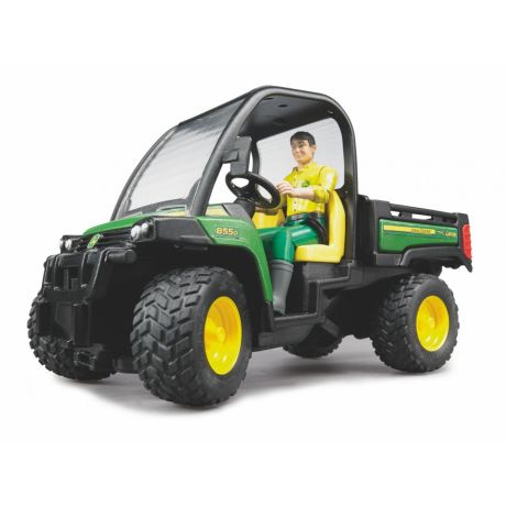 Bruder John Deere gator met chauffeur 