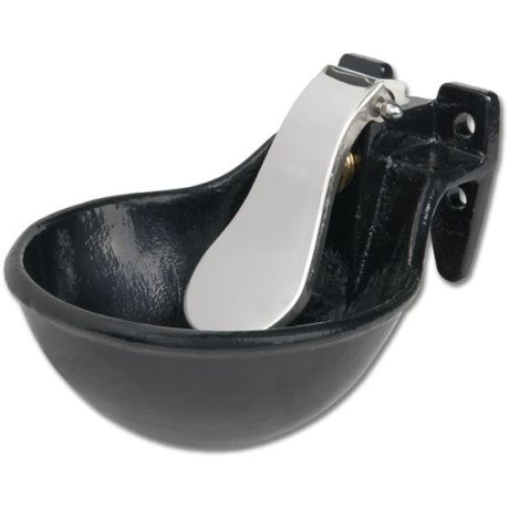 Waldhausen drinkbak met RVS lepel zwart