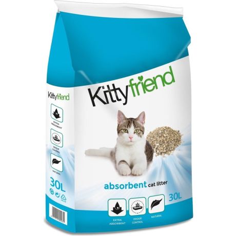 Kitty Friend absorbent korrel kattengrit - 30L