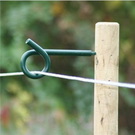 Krulstaart afstandisolator groen - 20cm, 8mm | Kuiper Koekange