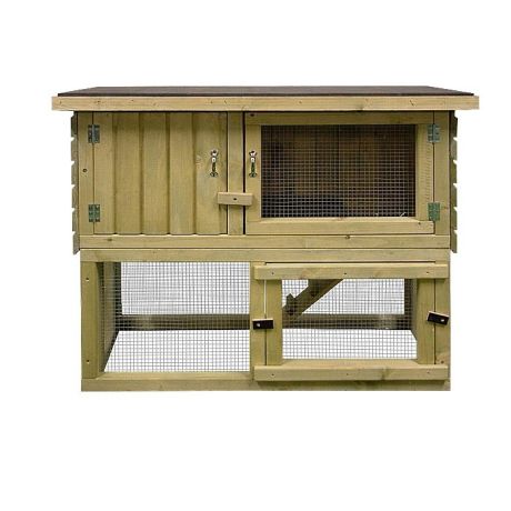 Konijnenhok Bunny incl. ren 110cm x 60cm x 100cm | Kuiper Koekange