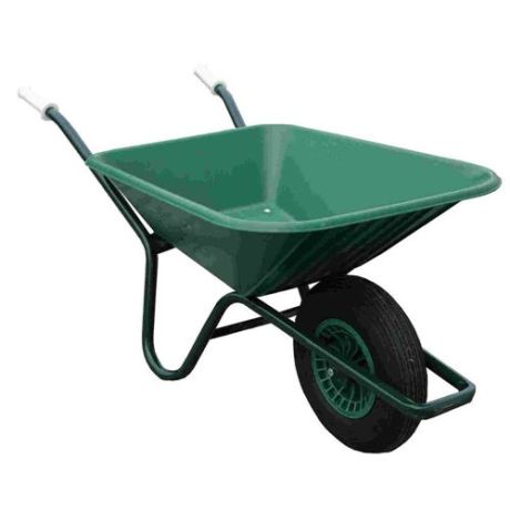 Kruiwagen kunststof bak gelakt onderstel | Kuiper Koekange