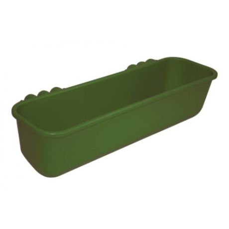 Aansluitende lange kunststof voerbak