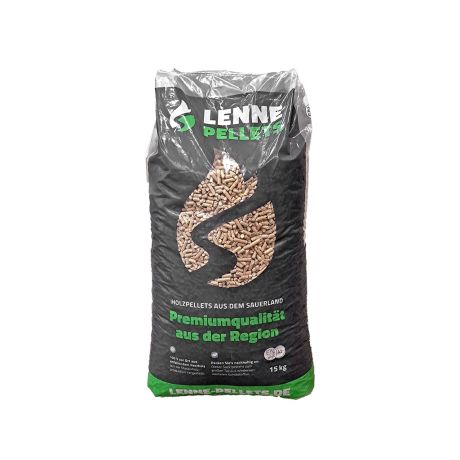 Lenne houtpellet brokjes wit - 15kg