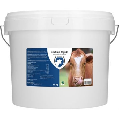 Likblok Toplik Rund/Jongvee 20kg 1 likblok