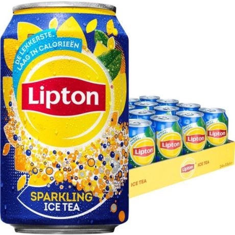 Lipton ice tea sparkling tray - 24 stuks