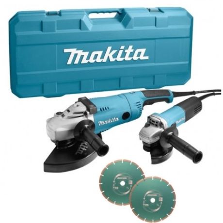 Makita DK1163GX haakse slijperset GA9020 + 9558