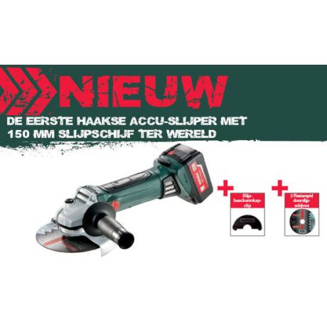 Accu slijpmachine W 18 LTX 150 - 18V | Kuiper Koekange