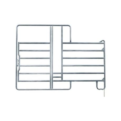 Paneel met poort 3,60m breed, 2,20m hoog