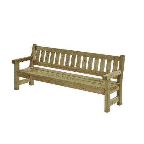 Parkbank 4-zits model zeist geïmpregneerd - 230cm