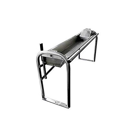 Platte kantelbare waterbak bodemmontage 100cm