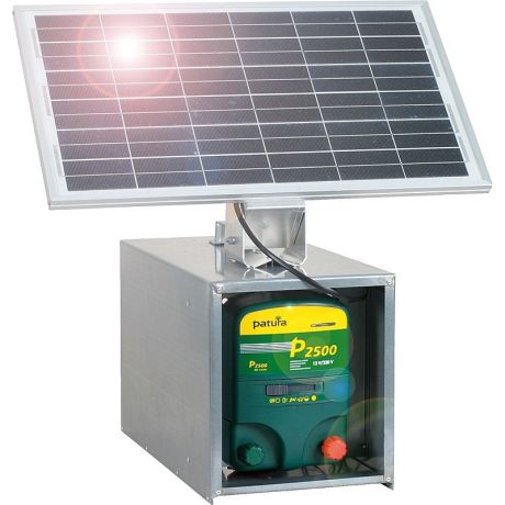 Patura zonnepaneel 25W met P2500 en draagbox | Kuiper Koekange