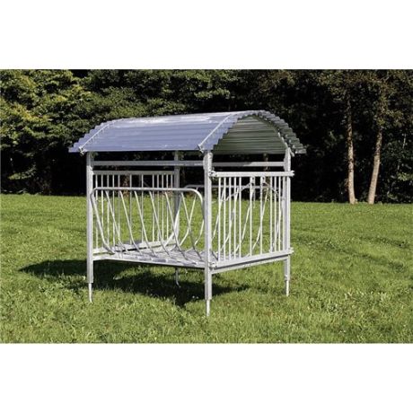 Hooiruif (13.02) Vierkante ruif voor schapen, met dak