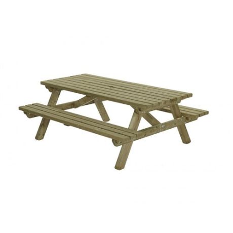 Picknicktafel rechthoek 45mm geïmpregneerd - 200cm